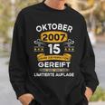 Oktober 2007 Lustige Geschenke 15 Geburtstag Sweatshirt Geschenke für Ihn