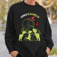 Omasaurus Oma Tyrannosaurus Dinosaurier Muttertag Sweatshirt Geschenke für Ihn