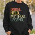 Onkel Held Mythos Legende Sweatshirt Geschenke für Ihn