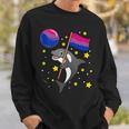 Orca In Space Bisexual Pride Sweatshirt Gifts for Him