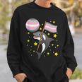 Orca In Space Demigirl Pride Sweatshirt Gifts for Him