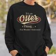 Otter Personalized Name Gifts Name Print S With Name Otter Sweatshirt Gifts for Him