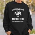 Papa Agriculteur Agriculture Sweatshirt Geschenke für Ihn