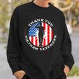 Patriotic Veteran Us Flag - Thank You Vietnam Veterans Sweatshirt Gifts for Him