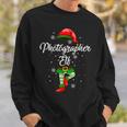Photographer Elf Costume Funny Christmas Gift Team Group Men Women Sweatshirt Graphic Print Unisex Gifts for Him