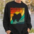 Pomeranian Dog Vintage Pet Lover Sweatshirt Gifts for Him
