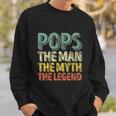 Pops The Man The Myth The Legend Christmas Sweatshirt Gifts for Him