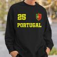 Portugal Soccer Jersey Number Twenty Five Portuguese Futebol Men Women Sweatshirt Graphic Print Unisex Gifts for Him