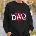 Promoted To Dad 2022 Splatter Sweatshirt Gifts for Him