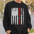 Promoted To Mommy Est 2023 Mothers Day New Mama Us Flag Sweatshirt Gifts for Him