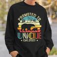 Promoted To Uncle Est 2023 Pregnancy Announcement Sweatshirt Gifts for Him