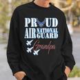 Proud Air National Guard Grandpa Air Force Fathers Day Sweatshirt Gifts for Him