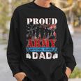 Proud Army National Guard Dad Fathers Day Veteran Sweatshirt Gifts for Him