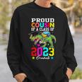 Proud Cousin Of A Class Of 2023 Graduate Senior Dinosaur 23 Sweatshirt Gifts for Him