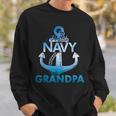 Proud Navy Grandpa Gift Lover Veterans Day Sweatshirt Gifts for Him