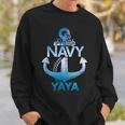 Proud Navy Yaya Geschenk Lover Veteranen Day Sweatshirt Geschenke für Ihn