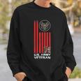 Proud Us Army Veteran Usa Flag Army Boots And America Flag Sweatshirt Gifts for Him