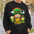 Puking Leprechaun St Patricks Day Irish Drinking Party Sweatshirt Gifts for Him