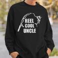 Reel Cool Uncle Vintage Fishing Appreciation Fish Sweatshirt Gifts for Him