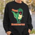 Remington Name Personalized Custom Dinosaur Rawr T-Rex Men Women Sweatshirt Graphic Print Unisex Gifts for Him