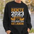 Rente 2023 Eine Echte Legende Verlässt Das Gelände V2 Sweatshirt Geschenke für Ihn