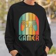 Retro Gamer Video Games Player For Game Player Gamer Dad Sweatshirt Gifts for Him