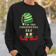 Santa The Unaffected Elf Christmas Matching Family Coworker  Men Women Sweatshirt Graphic Print Unisex Gifts for Him