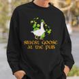 Silliest Goose At The Pub St Patricks Day Funny Sweatshirt Gifts for Him