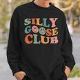 Silly Goose Club Silly Goose Meme Smile Face Trendy Costume Sweatshirt Gifts for Him