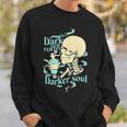 Skull Dark Coffee Darker Soul Sweatshirt Gifts for Him