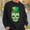 Skull St Patricks Day Irish Funny Saint Patricks Day Of Dead Sweatshirt Gifts for Him