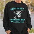 Sorry I Cant I Have Plans With My Sphynx Cat Funny Sweatshirt Gifts for Him
