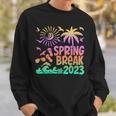 Spring Break 2023 Beach Vibes Family Matching Outfits Gifts Sweatshirt Gifts for Him