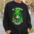 St Patrick Was Italian Shamrock Leprechaun Irish Flag Sweatshirt Gifts for Him