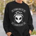 Storm Area 51 Team Kyles Camo Military Alien Sweatshirt Gifts for Him