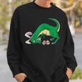 T Rex Hates Egg Hunts I Funny Bunny Trex Easter Dinosaur Sweatshirt Gifts for Him