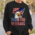 Thank You Veterans American Eagle Us Flag For 4Th Of July Sweatshirt Gifts for Him