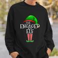 The Engaged Elf Family Matching Group Christmas Gift Engagement Sweatshirt Gifts for Him