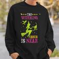 The Witching Hour Is Near Distressed Sweatshirt Gifts for Him