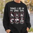 Things I Do In My Spare Time K-Pop Korean For K-Pop Lover Sweatshirt Gifts for Him