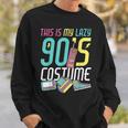 This Is My Lazy 90S Costume Retro 1990S Theme Party Nineties Sweatshirt Gifts for Him