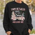 Torn Between Looking Like A Snack Or Eating One Christmas V2 Men Women Sweatshirt Graphic Print Unisex Gifts for Him