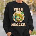 Tree Hugger Retro Nature Environmental Earth Day Sweatshirt Gifts for Him