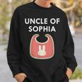 Uncle Baby Sophia Newborn Girl IndividualGift For Mens Sweatshirt Gifts for Him