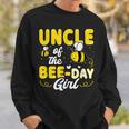 Uncle Of The Bee Day Girl Hive Party Matching Birthday Sweatshirt Gifts for Him