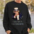 Uncle Sam I Want You To Slam Some Metal July 4Th Funny Gift Sweatshirt Gifts for Him