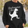 Uncle Saurus Rex Family Dinosaur Christmas Pajamas Sweatshirt Gifts for Him