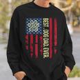 United States Usa Flag Best Dog Dad Ever Dad On Fathers Day Gift For Mens Sweatshirt Gifts for Him