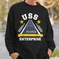 Uss Enterprise Aircraft Carrier Military Veteran Sweatshirt Gifts for Him