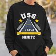 Uss Nimitz Aircraft Carrier Military Veteran Sweatshirt Gifts for Him